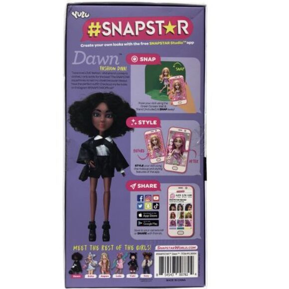 SnapStar Dawn Doll, Fashion Diva, Snap, Style, Share, New - Picture 5 of 6
